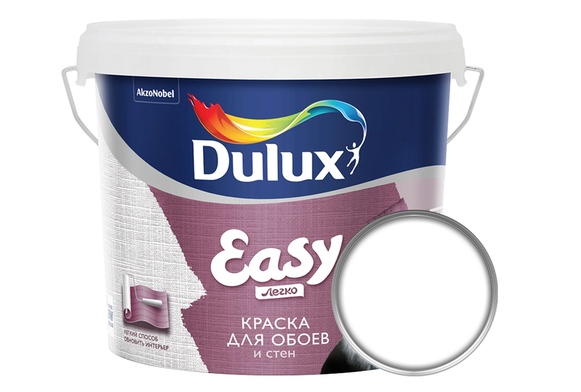 Dulux easy 5л. Краска Dulux easy. Dulux easy база BW. Краска для обоев Dulux белая. Краски водно дисперсионные dulux