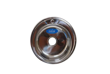 Мойка круг MIXLINE d51 (0.6) вып 3 1/2 (глуб чаши 17 см) с сифином