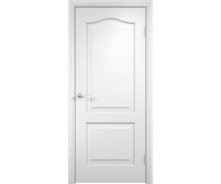 Дверное полотно Классика ДГ лам. белое глухое 900*2000 мм Фотография_0