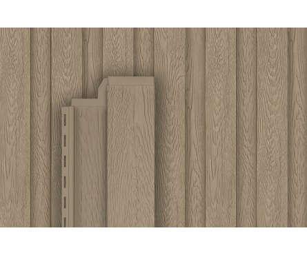 Панель фасадная Hokla Скандинавия S-Lock Древесный тауп 0.18х1.97 м (0.355 ) Ю-ПЛАСТ Фотография_0