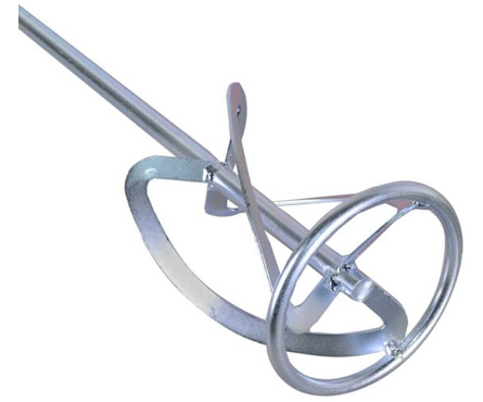 Венчик 120х600 мм для красок и штукатурных смесей М14 оцинкованный (снизу вверх) ВИХРЬ Фотография_1