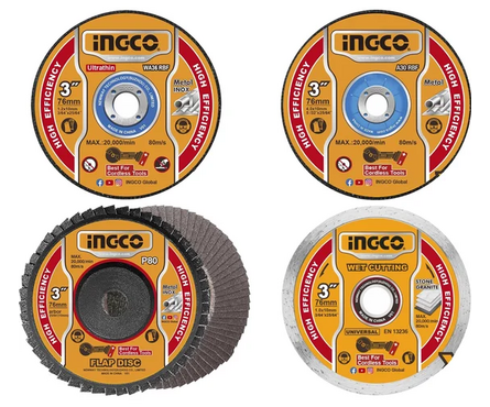 Набор кругов по металлу 76х10 мм MCD07630 INGCO Фотография_0