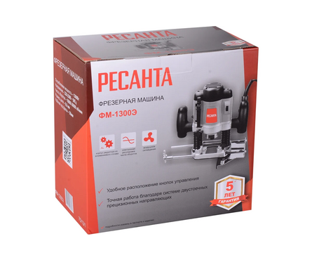 Фрезер 1300 Вт 11500-30000 об/мин макс ход 50 мм, 8 мм d хв. ФМ-1300Э РЕСАНТА Фотография_7