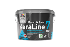 Краска моющаяся Dufa Premium KeraLine Keramik Paint 7 для стен и потолков, матовая, база 3, 9 л