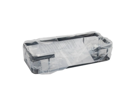 Полка прямоугольная с крепление к стене 31.5 см черная TITAN Фотография_2