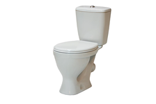 Унитаз-компакт Эталон эконом фарфор (кос. нижн, сид. арм. полипроп. сидение) Sanita