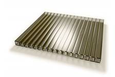 Сотовый поликарбонат GOLDEN PLAST 10 мм, бронза, 12 х 2,1 м БСТ