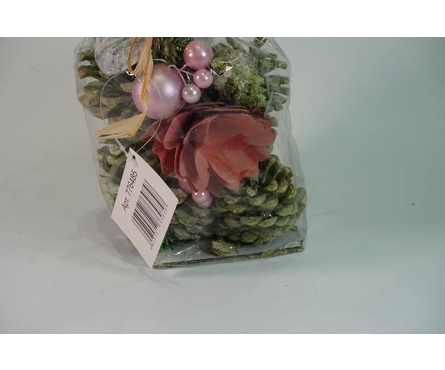 Украшение под елку с шишками 20 см мультиколор Фотография_3