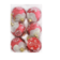 Набор шаров Снежинки микс, цвета в ассортименте (красный, серебристый, голубой, золотой), диаметр 5,5 см (6 шт) Фотография_0
