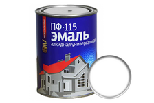 Эмаль универсальная ПФ-115 белая СЛЗ 0.8 кг