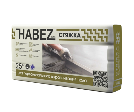 Пол стяжка ХАБЕЗ (от 10 до 90 мм) 25 кг Фотография_0