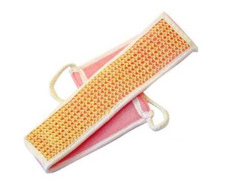 Мочалка из сизаля, лента с сегментами хлопка с веревочной ручкой цвет Банные штучки Фотография_0