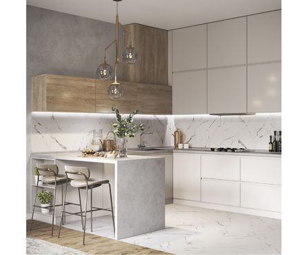 Керамогранит LORENZO белый 297х598х7.5 мм Cersanit (0.178 м²/1 шт) 1 сорт Фотография_1