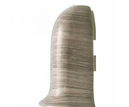 Угол Salag для плинтуса Дуб Янтарный серый наружный (2 шт/упак) 006  Фотография_0