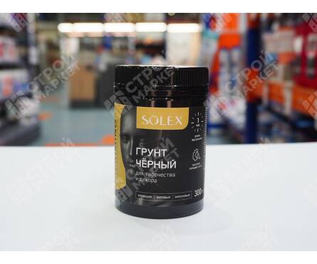 Грунт SOLEX для мебели и декора, черный, 0.3 кг Фотография_2