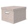 Коробка картонная для хранения 26х35х20 см с крышкой бежевая BASIC Фотография_0