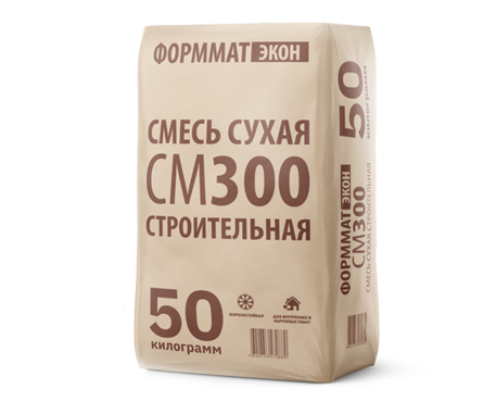 Смесь строительная ФОРММАТЭКОН СМ-300, универсальная (50 кг) Фотография_0