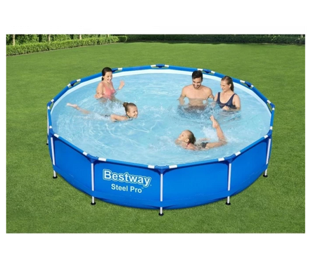Бассейн каркасный 366x76 см, насос 1249 л/ч Steel Pro BESTWAY Фотография_1