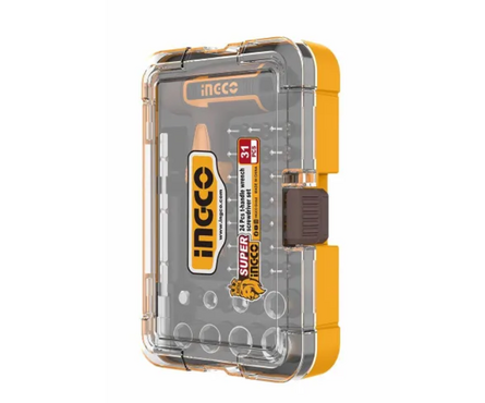 Набор бит с трещоткой 31 шт INGCO Фотография_1