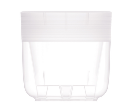 Кашпо для цветов прозрачное с автополивом ЛИНЕЛЬ D 215 мм 6 л Фотография_1