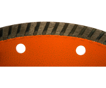 Диск алмазный 230х22.2х2.6 мм отрезной для сухой резки по бетону TURBO UNIVERSAL БАИ Фотография_1