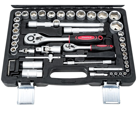 Набор инструментов 94 предметов 1/2 и 1/4 MAXPILER Фотография_1
