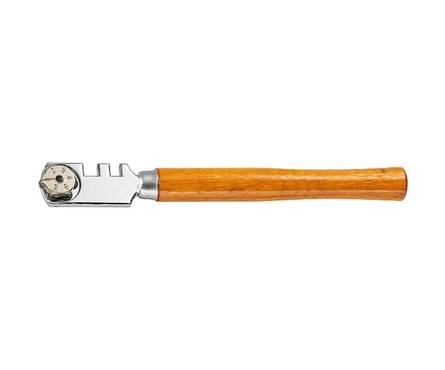 Стеклорез SPARTA 6-роликовый с деревянной ручкой  Фотография_0