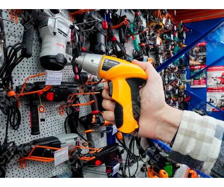 Аккумуляторная отвертка 4 В, встр. Ni-Cd. 0.6А ч, 4 Нм. бит 10 шт, USB заряд ZKS4 DEKO Фотография_6