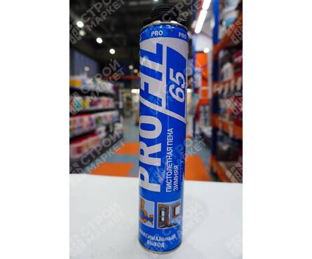  Пена монтажная профессиональная PROFIL 65 Pro 820 мл ЗИМА Фотография_2