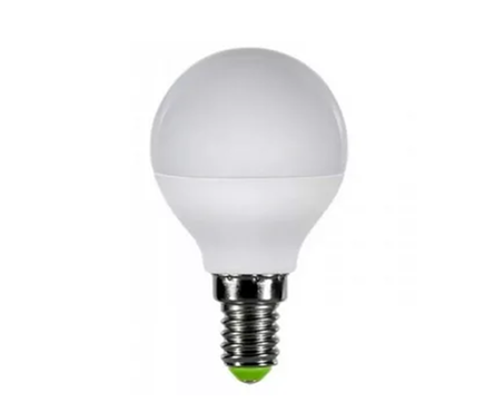 Лампа светодиодная LED 7 Вт Е14 4000К белый матовый шар Фотография_0
