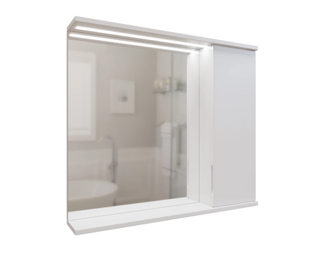 Шкаф навесной Лайн 80 правый (ПВХ) Фотография_1