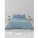 Комплект постельного белья YERRNA, серо-голубой, пододеяльник 150х200 см, наволочки 50х70 см Фотография_1