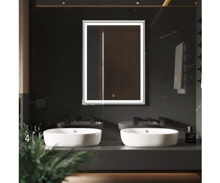 Зеркало 600х800 мм Мелис сенсорный выключатель светодиодная подсветка MIXLINE Фотография_1