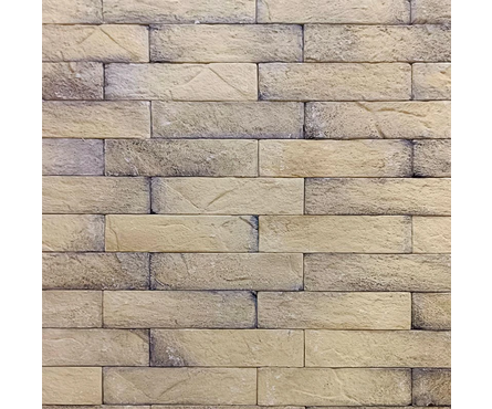 Гипсовая плитка Belstone Брик 03 63х240х8 мм хаки (34 шт/0.5 м²/уп) Фотография_0