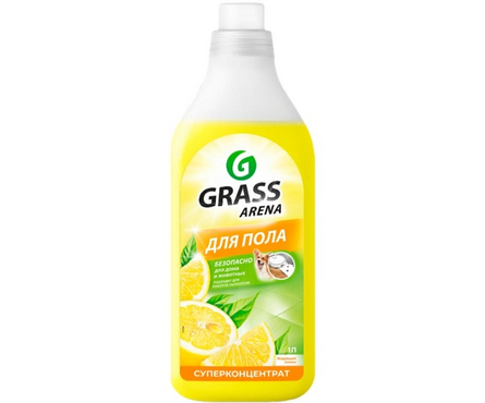 Средство для пола с полирующим эффектом подходит для робота-пылесоса GRASS Arena Лимон КОНЦЕНТРАТ 1 л Фотография_0