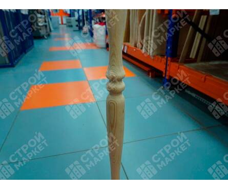 Балясина Точёная 40х40х900 мм сорт А хвоя Фотография_2