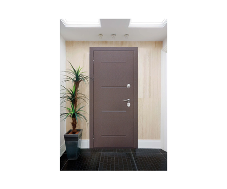 Дверь входная ФЕРРОНИ 11 см ISOTERMA Медный Антик Астана Милки левая 960х2050 мм Фотография_1