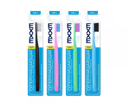 Зубная щетка средней жесткости EXXE Фотография_1