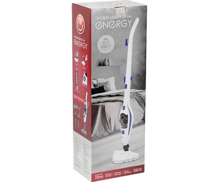 Швабра паровая 2в1 1500 Вт, 0.35 л EN-644 ENERGY Фотография_4