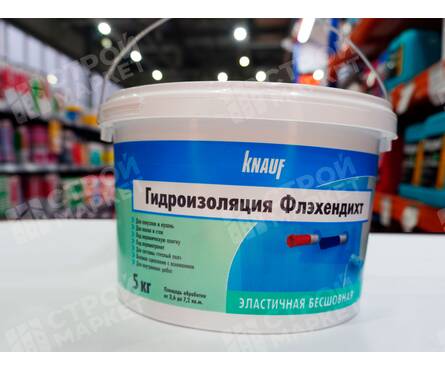 Гидроизоляция KNAUF Флехендихт 5 кг  Фотография_1
