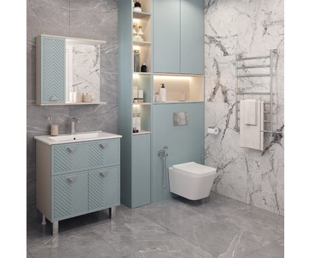 Зеркало Скай 75 индиго/кашемир Фотография_3