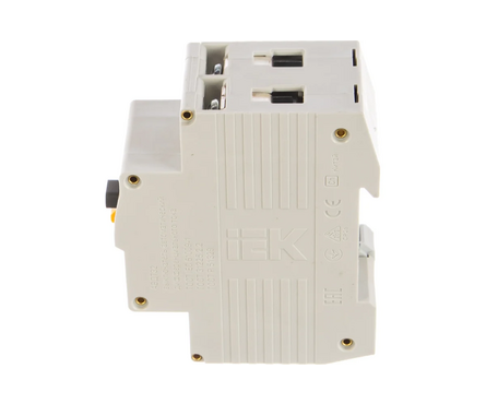 Выключатель автоматический дифференциального тока 1П+N 25А 30мА тип C АВДТ-32 IEK Фотография_1