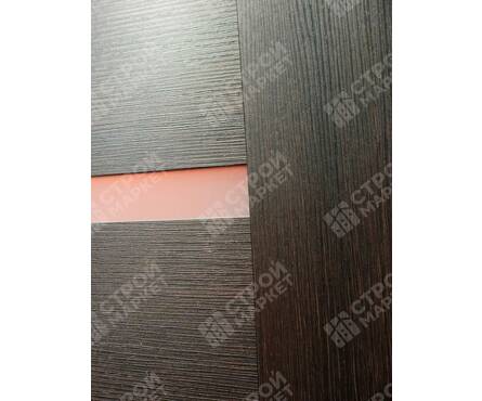 Дверь межкомнатная Венге Сибирский МЛ 7/11 со стеклом 800х2005 мм Фотография_3