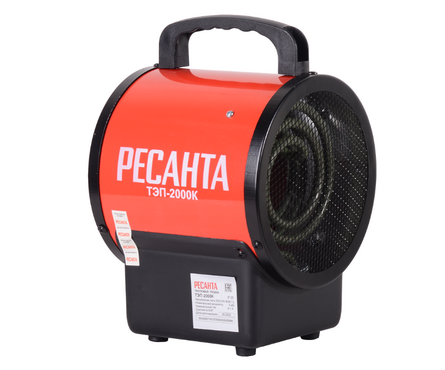 Тепловая пушка электрическая 3.0 кВт/220В ТЭП-2000К (круглая) РЕСАНТА Фотография_2