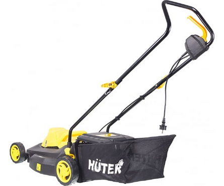 Газонокосилка электрическая 2 кВт, 3200 об/мин, 600 м², травосборник 45 л ELM-2000T HUTER Фотография_2