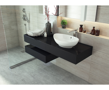 Умывальник на столешницу овал Гамма 56 KIROVIT Фотография_2