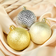 Набор шаров Призма d-6 см, пластик, золото, серебро (6 шт) Фотография_1