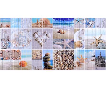 Панель ПВХ Морской пляж 960х485 мм Фотография_0