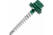 Саморез кровельный оцинкованный 4.8х70 мм RAL6005 зеленый DAXMER