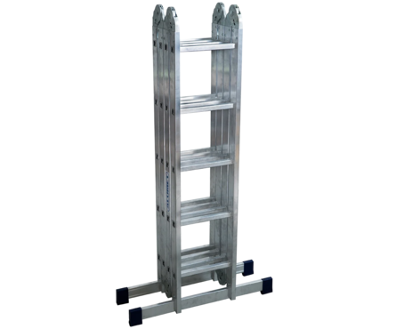 Лестница-трансформер алюминиевая 4х5 ступеней 576/278/152 см/15.1 кг АЛЮМЕТ Фотография_3